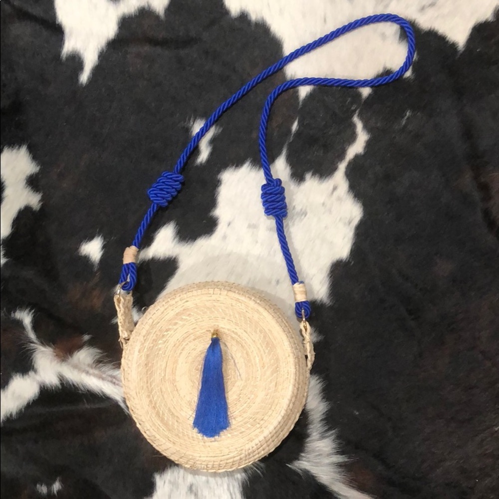 Round Rattan bag